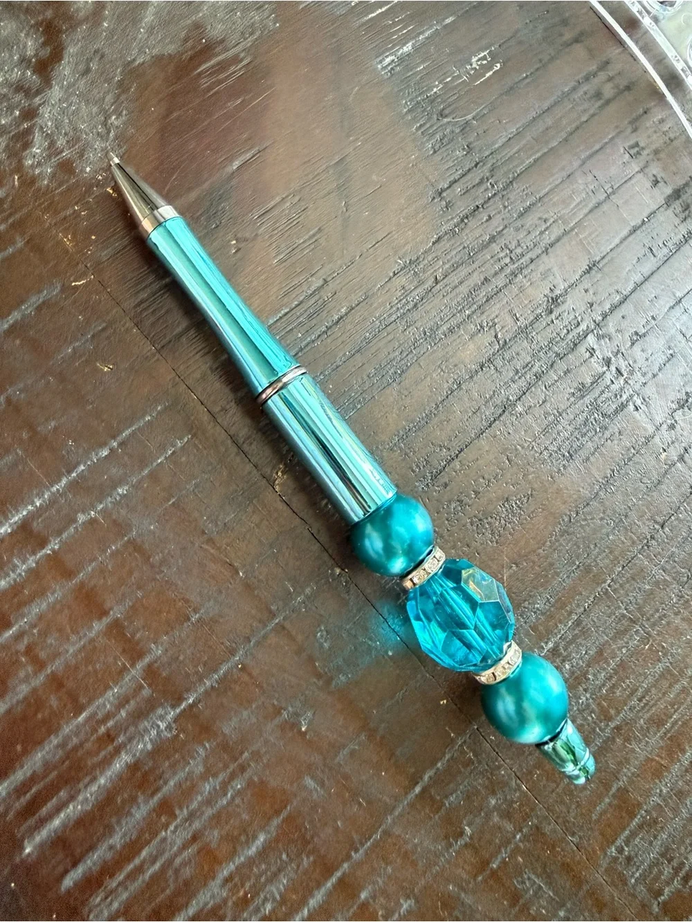 Handmade beaded pearl